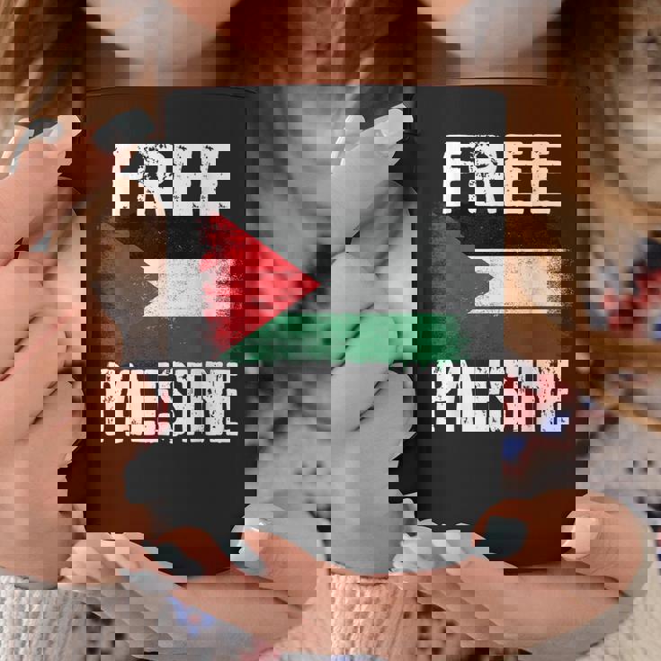 Free Palestine Free Gaza パレスチナの旗無料パレスチナ コーヒーマグ 面白い贈り物