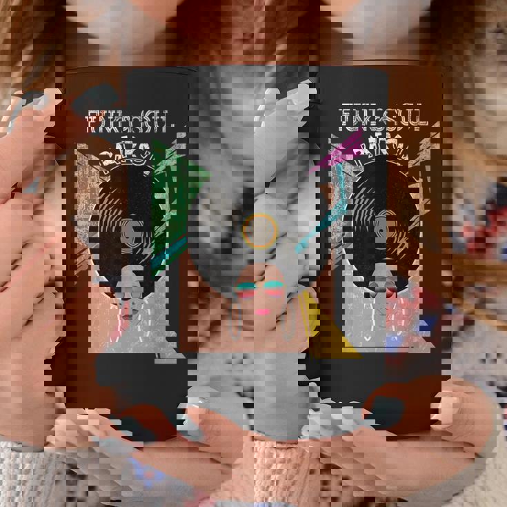 Funk &Oul Patrol 70年代80年代ビンテージアフログラフィックミュージックシャツ コーヒーマグ 面白い贈り物