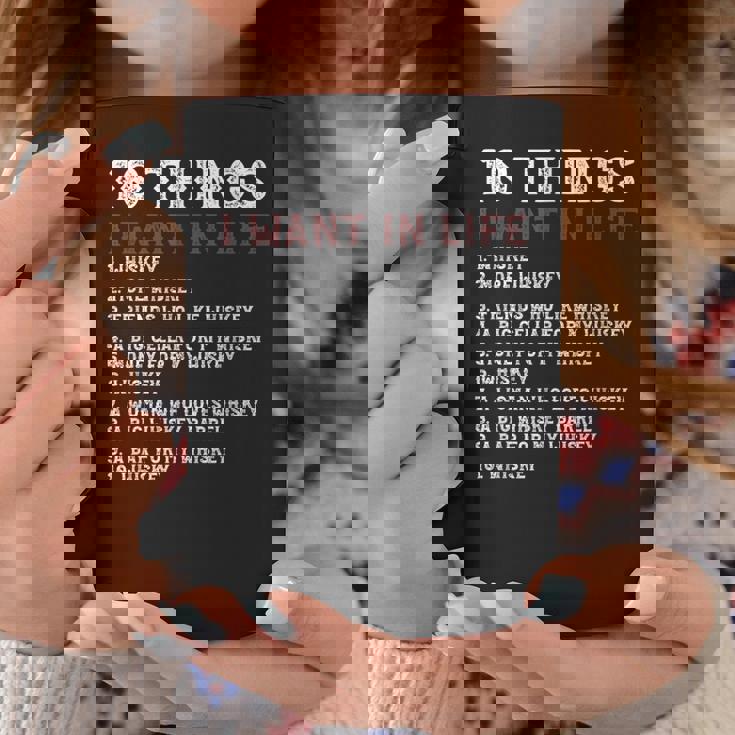 10 Things I Want In My Life ウイスキー Loves Whiskey コーヒーマグ 面白い贈り物