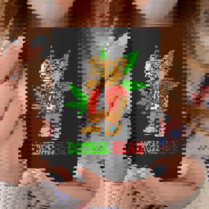 Doobie Bear 大麻の葉 雑草愛好家 マリファナギフト コーヒーマグ 面白い贈り物