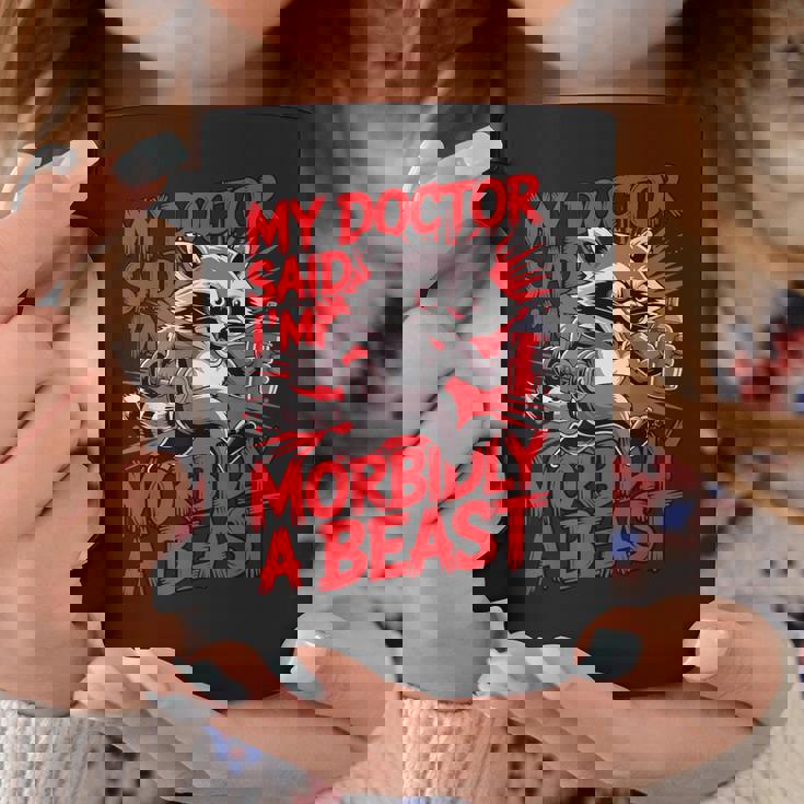 Gym Workout Racoon Muscle コーヒーマグ 面白い贈り物