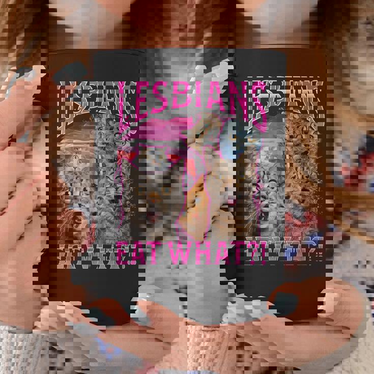 Lesbians Cat Owner Lesbians Eat What コーヒーマグ 面白い贈り物