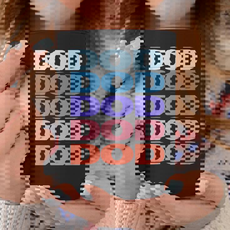 Modern Repeated Text Dod コーヒーマグ 面白い贈り物