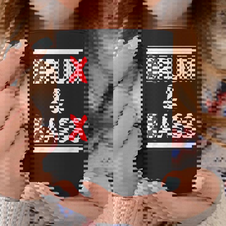 Rum And Ass Lovers Drum & Bass パロディ 皮肉なスローガン コーヒーマグ 面白い贈り物