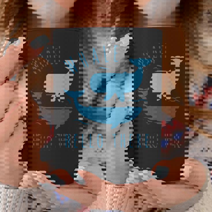 Whale Pun クジラ Hello There Hello Dort ファニークジラ コーヒーマグ 面白い贈り物