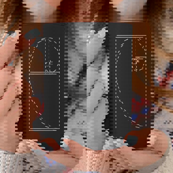 Golden Cut 1618 フィボナッチスパイラル コーヒーマグ 面白い贈り物