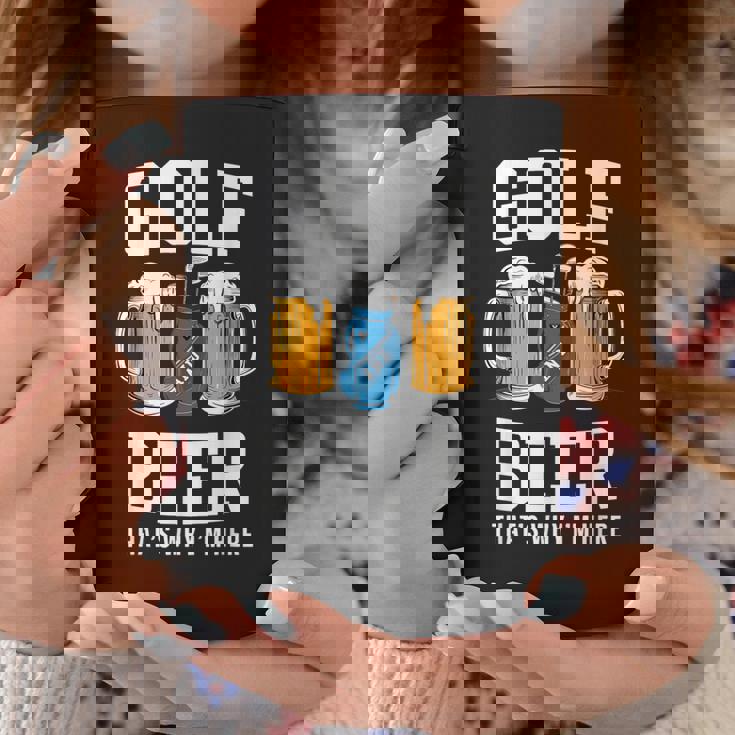 Golf And Beer That's Why I'm Here ゴルフ ビールを飲む人 コーヒーマグ 面白い贈り物