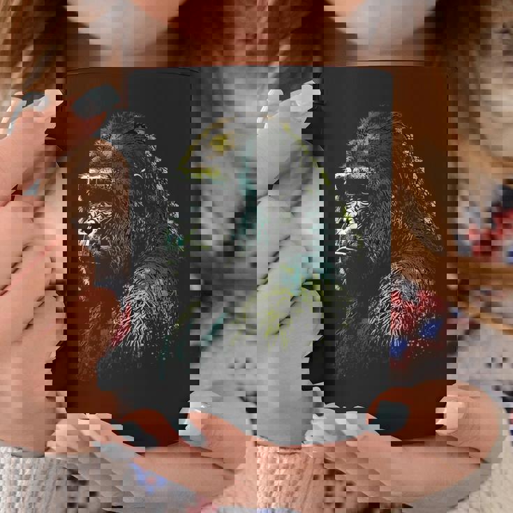 Gorilla モンキーアート 動物 コーヒーマグ 面白い贈り物