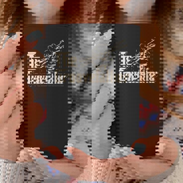 Groovefather ビンテージドラム ドラミング バンドドラマー コーヒーマグ 面白い贈り物