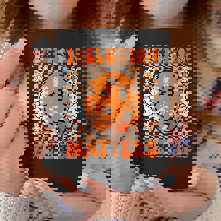 Groovy Inclusion Matters Special Education Teacher Sped Coffee Mug Unique Gifts
