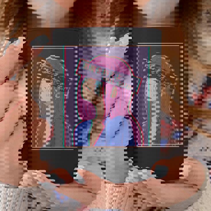 Hailatanad Anime Girl Japaneseaporwave Aesthetic コーヒーマグ 面白い贈り物