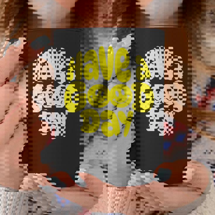 Have A Good Day レトロ ハッピーフェイス 90年代 スマイルフェイス 美学 コーヒーマグ 面白い贈り物