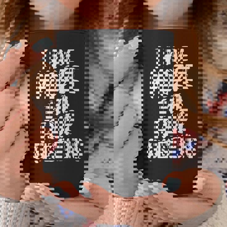 I Have More Four Questions 面白い ハッピー過越祭 キッズ コーヒーマグ 面白い贈り物