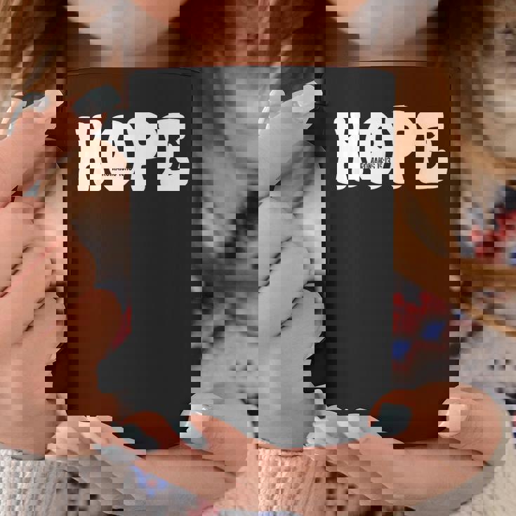 Hope Romans 15 13 レトロ グルービー 面白い クリスチャン 信仰 聖書 J コーヒーマグ 面白い贈り物