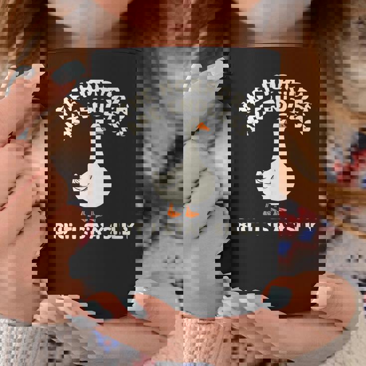 Horrors Are Endless But Itayilly Goose Friends ミームギフト コーヒーマグ 面白い贈り物