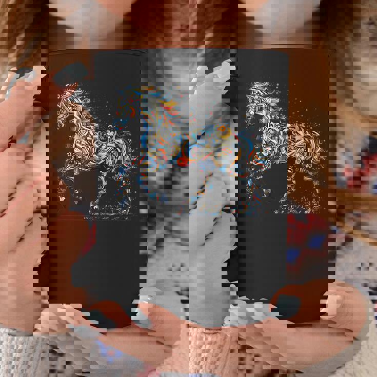 Horse Lover Majestic Horse 馬のグラフィック デザイン コーヒーマグ 面白い贈り物