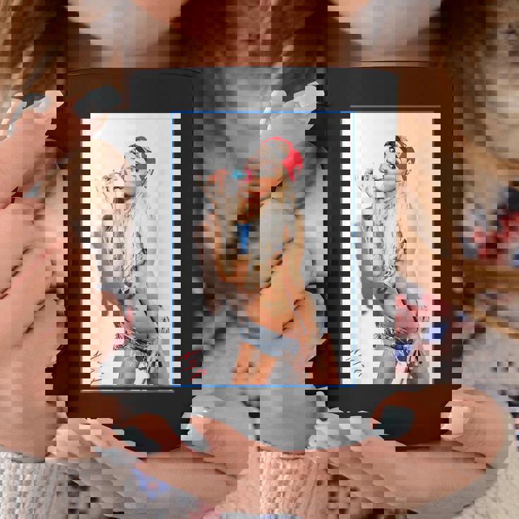 Hot Girl On 男性用 Ice Pop Pinup 2 コーヒーマグ 面白い贈り物