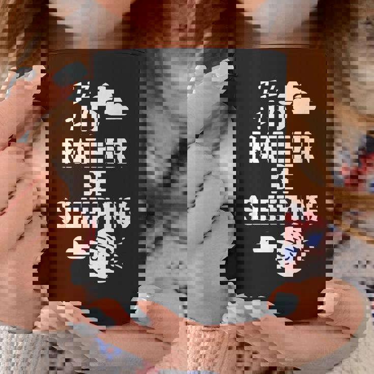 I'd Rather Beleeping leep Quote コーヒーマグ 面白い贈り物