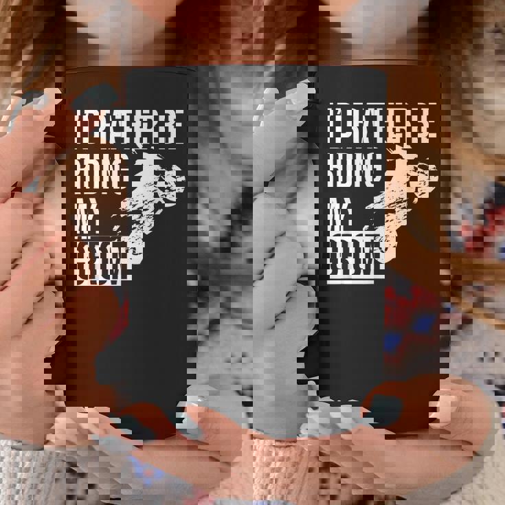 I'd Rather Be Riding My Grom コーヒーマグ 面白い贈り物