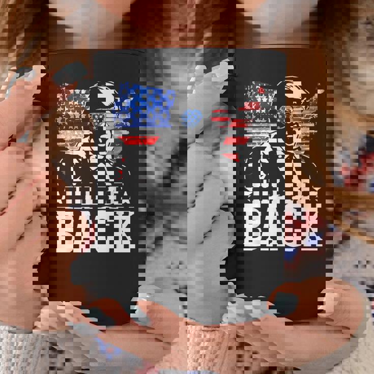 I'll Be Back Trump 2024 アメリカ大統領選挙トランプ コーヒーマグ 面白い贈り物