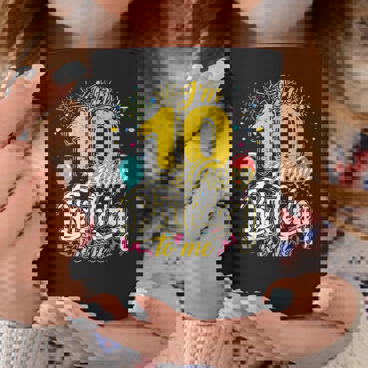 I'm 10 Years Old Happy Birthday To Me 10Th Birthday コーヒーマグ 面白い贈り物
