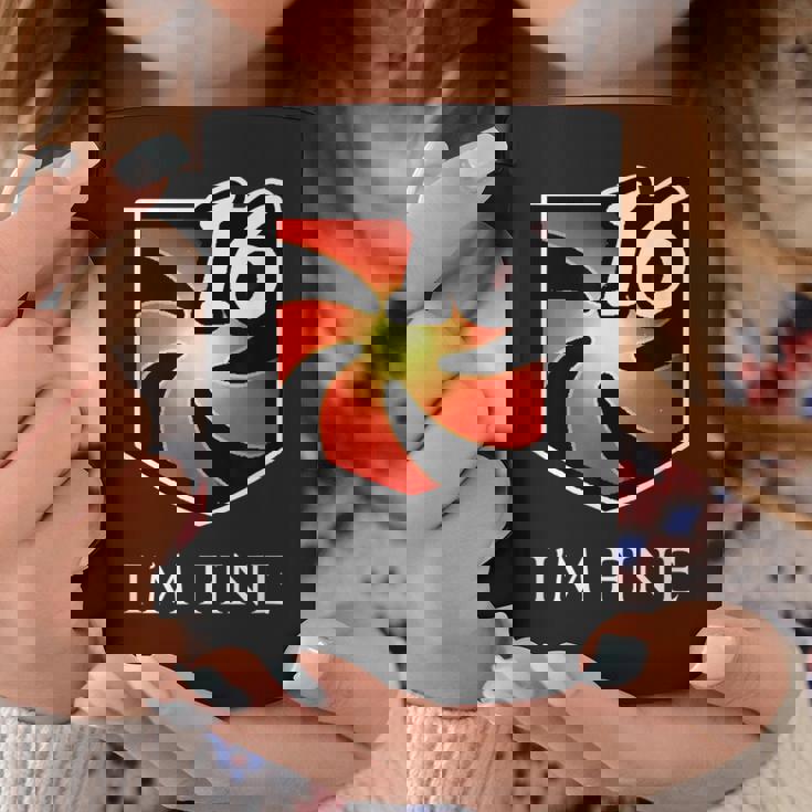 I'm Fine 脆弱性スタックス ファンタジー Mmorpg コーヒーマグ 面白い贈り物