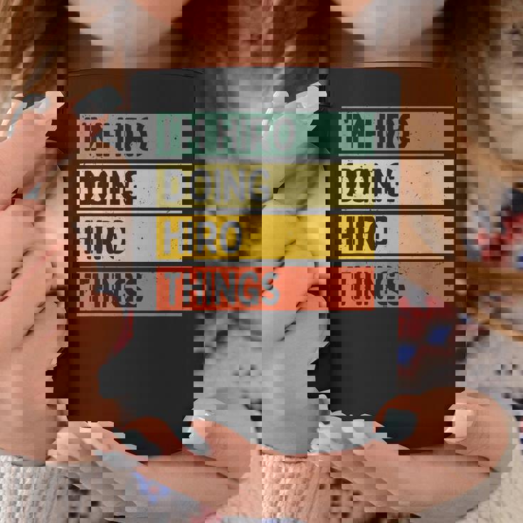 I'm Hiro Doing Hiro Things 面白い名言 コーヒーマグ 面白い贈り物