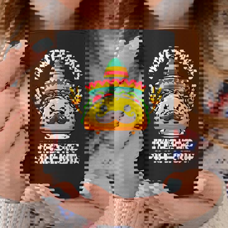 I'm Into Fitness Fit'ness Taco In My Mouth ジム おもしろタコス コーヒーマグ 面白い贈り物