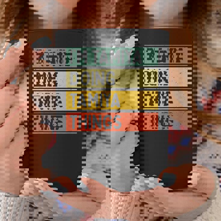 I'm Tamiya Doing Tamiya Things 面白い名言 コーヒーマグ 面白い贈り物