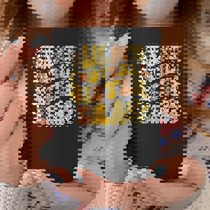 In My Footballister Era アメリカンフットボールヘルメットゲームデー コーヒーマグ 面白い贈り物