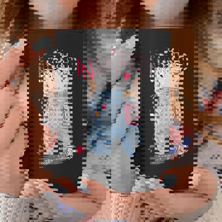 Be Inspired デニム レトロ I Choose Tohine ガールズ グラフィック コーヒーマグ 面白い贈り物