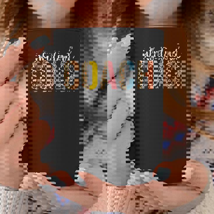 Instructional Coach ヒョウ柄 新学期 コーヒーマグ 面白い贈り物