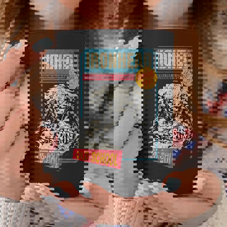 Ironhead Oldchool Hd ピンナップ レトロ オートバイ スポーツスター ホット コーヒーマグ 面白い贈り物