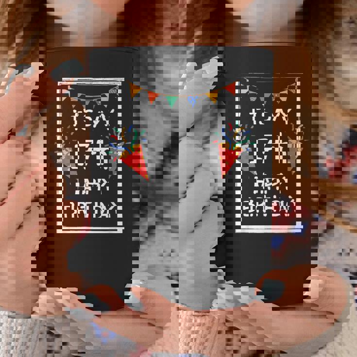 It's My 17Th Birthday Happy 17歳 誕生日 男の子 女の子 コーヒーマグ 面白い贈り物