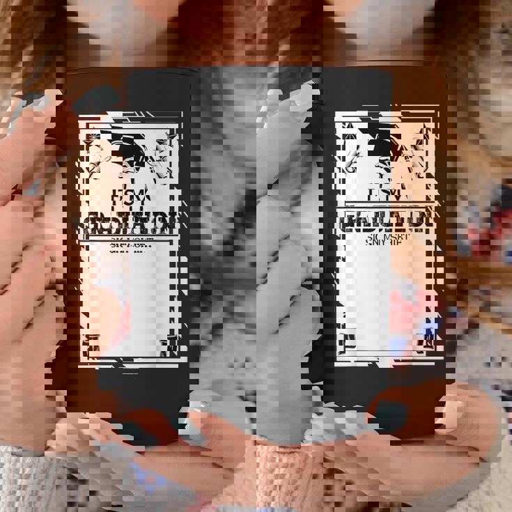 It's My Graduationign My Chool Gradual Grad 2024 コーヒーマグ 面白い贈り物