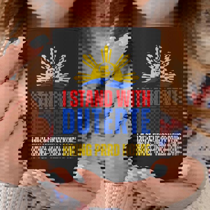 Itand With Digong Duterte Prrd Du30 フィリピン国旗 コーヒーマグ 面白い贈り物