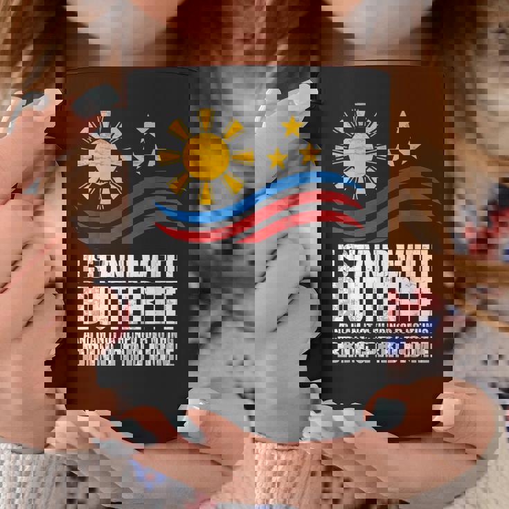 Itand With Duterte フィリピン フィリピン 強い 帰省 コーヒーマグ 面白い贈り物