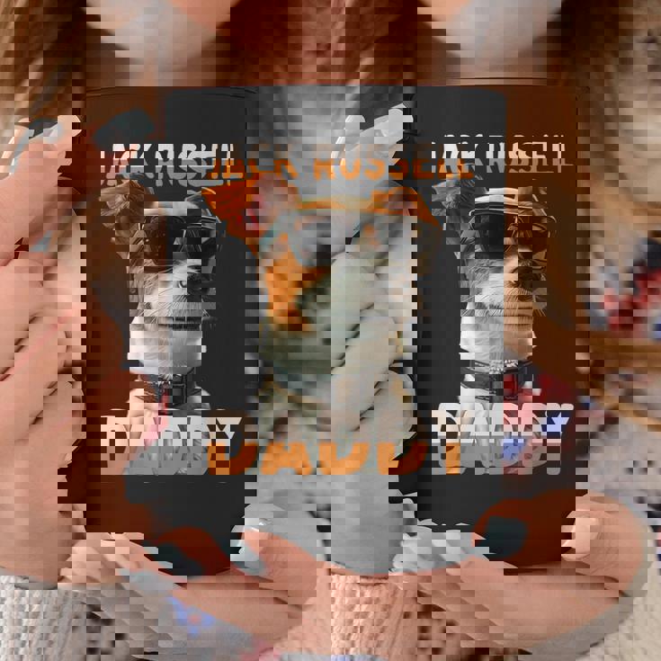 Jack Russell Daddyジャック・ラッセル・パパ・ヴァータグ・パパ・ジャック・ラッセル・テリア コーヒーマグ 面白い贈り物