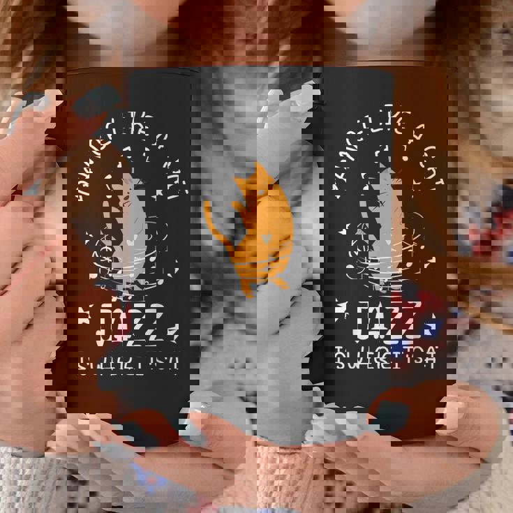 Jazz Dance Cat Jazz コーヒーマグ 面白い贈り物