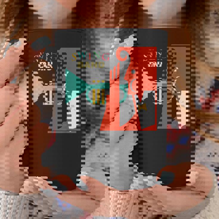 Jazz Music Player スイング バンド レトロ ヴィンテージ 70年代 コーヒーマグ 面白い贈り物