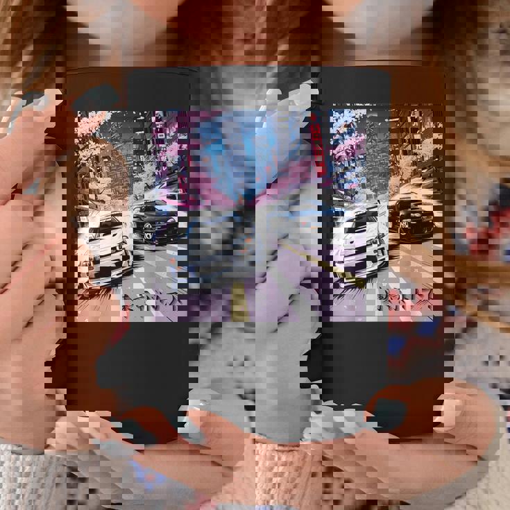 Jdm レースカーズ 東京ストリート ドリフト アニメ風 桜 コーヒーマグ 面白い贈り物