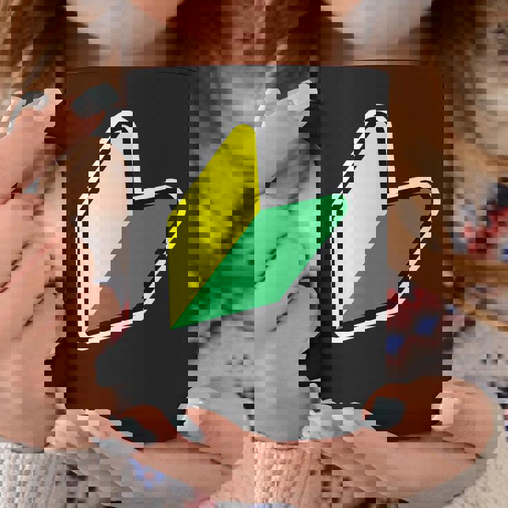 Jdm：Jdmマークビギナードライバー若葉商信社シンボル コーヒーマグ 面白い贈り物