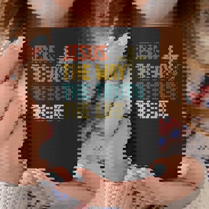 Jesus The Way The Truth The Life クリスチャン 信者 キリスト コーヒーマグ 面白い贈り物