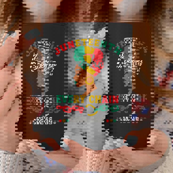 Junenth Breaking Every Chainince 1865 レディース メンズ コーヒーマグ 面白い贈り物