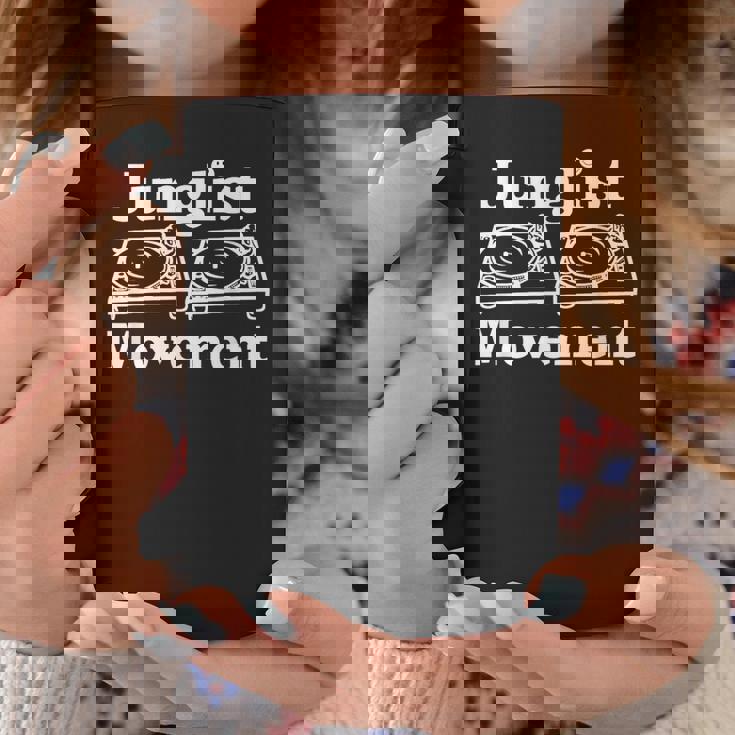 Junglist Movement ジャングルドラムとバスミュージックデザイン コーヒーマグ 面白い贈り物