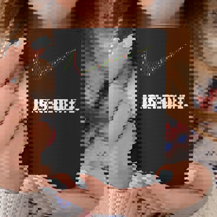 Just Hodl It、クリプトシャツ、暗号通貨、ビットコイン、ドッジ コーヒーマグ 面白い贈り物