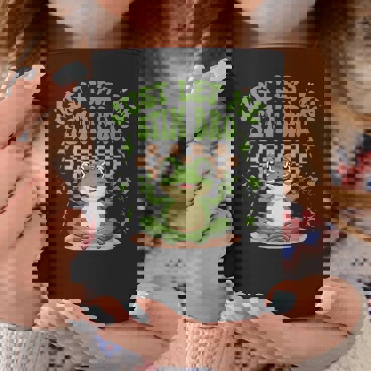 Just Let Metim Bro Groovy Let Metim Bro自閉症啓発 コーヒーマグ 面白い贈り物