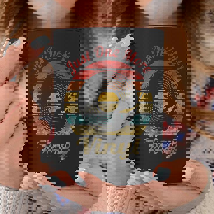 Just One More ビニールレトロレコード ヴィンテージミュージック コーヒーマグ 面白い贈り物