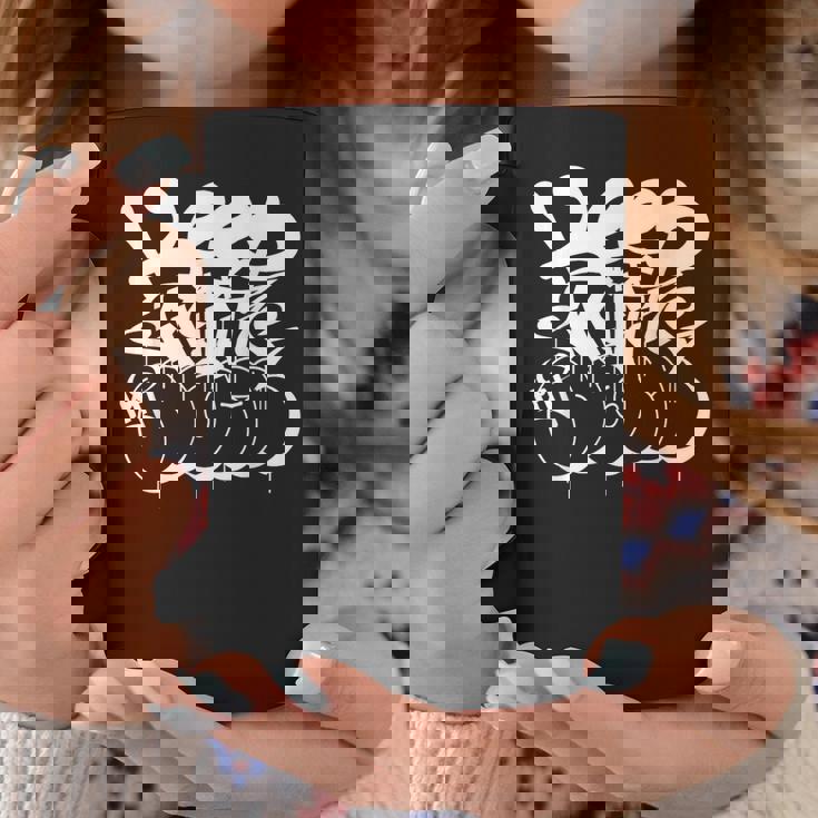 Keep Writing My Name ホワイト グラフィティ タギング 爆撃シャツ コーヒーマグ 面白い贈り物