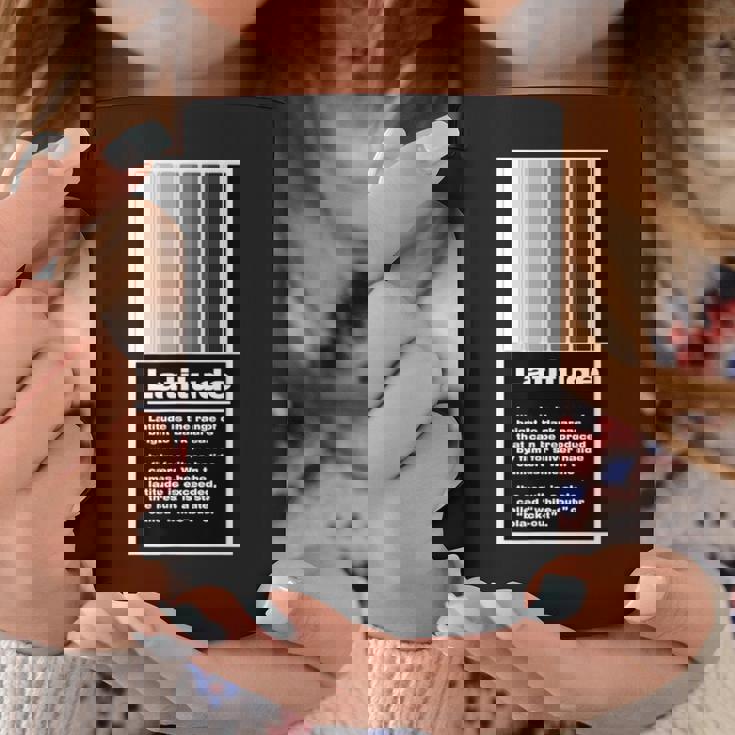 Kenko 写真用語「ラチチュード」［前面デザイン］ コーヒーマグ 面白い贈り物